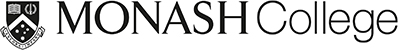 Monash College logo - single line mono