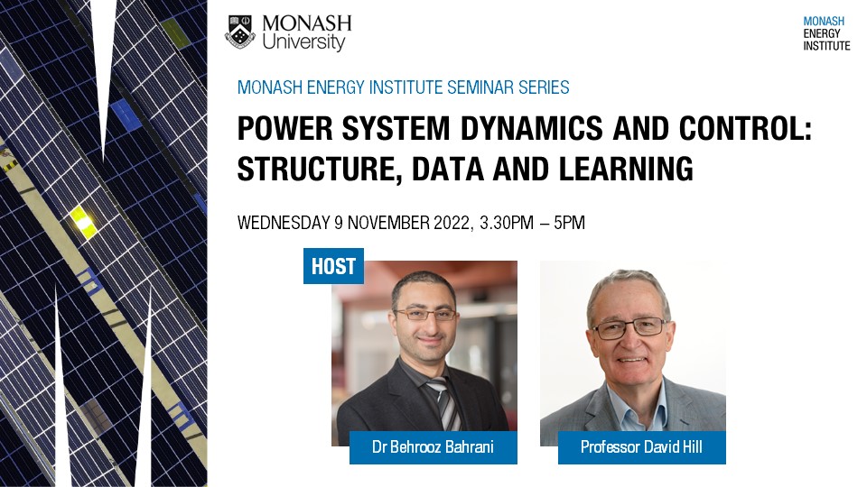 Seminar | Power System Dynamics and Control – Structure, data and learning