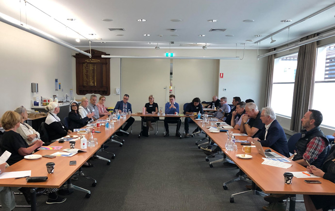 Participants at the workshop hosted by Mornington Peninsula Shire Council.