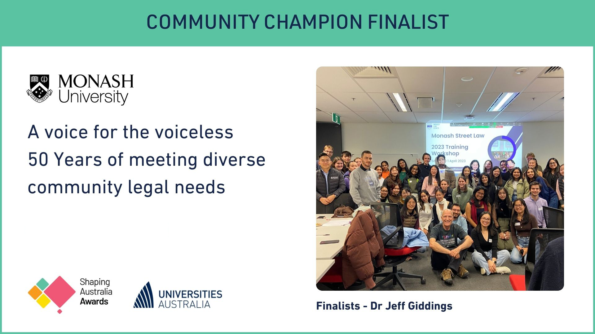 Shaping Australia 5 Finalist Announcement