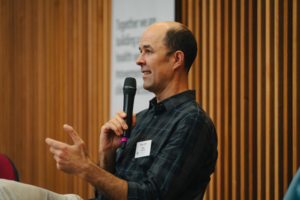 Dr Toby Cumming at the Climate + Health Summit