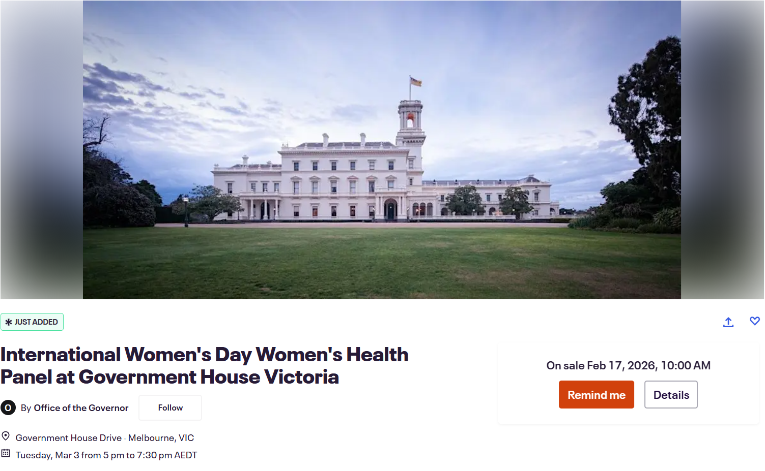 2026 IWD Event