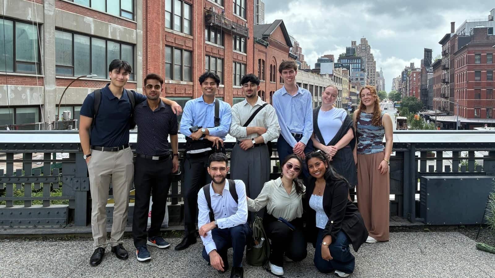 Group Picture on The High Line