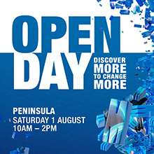 Open Day 2026 - Peninsula campus 