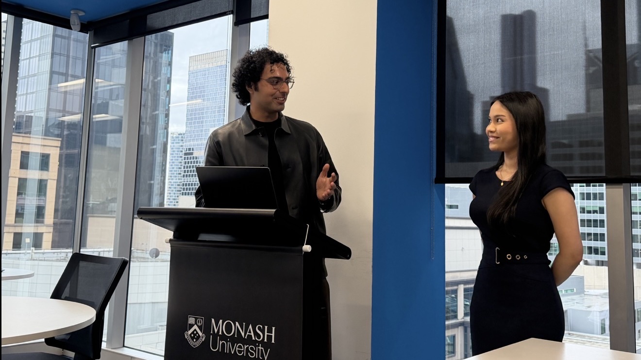 Nandira and Anubhav in the Impact Clinic