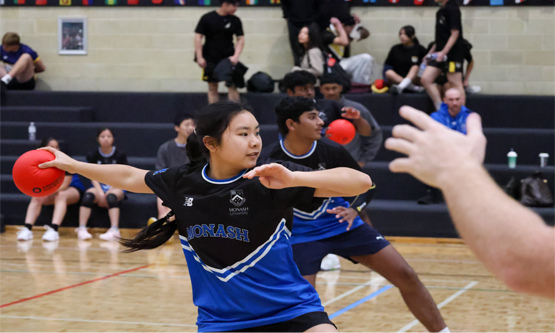 Team Monash athelete