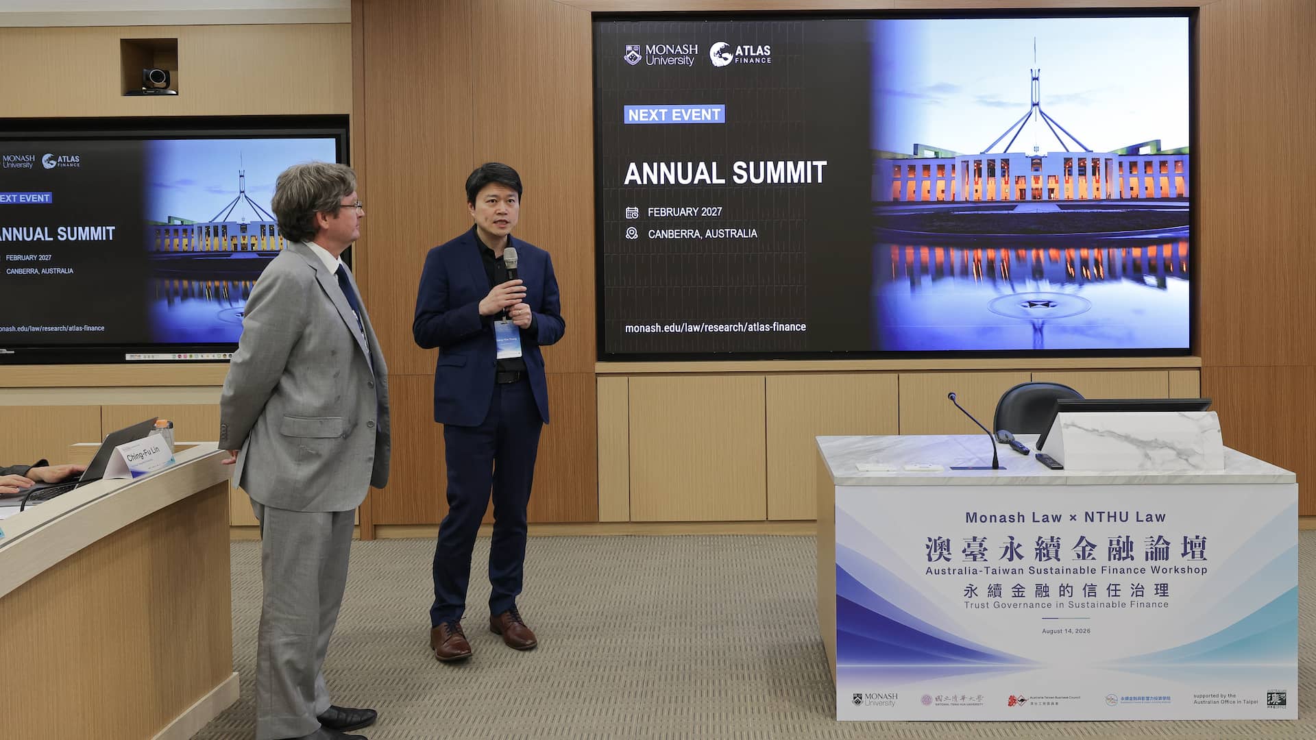 Professor Gerry Nagtzaam and Associate Professor CY Tsang