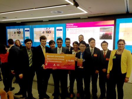 Team Monash wins the 2014 Telstra M2M Team Challenge
