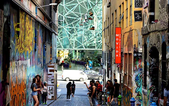 Melbourne Hoiser Lane street art