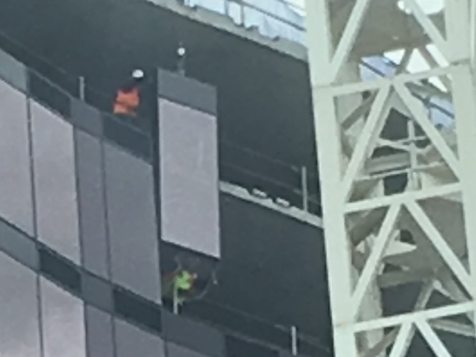 Safe and Efficient Crane Operation: Mid-Air Alignment of Construction Elements