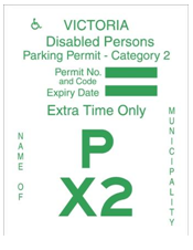 Disability Permit - Category 2