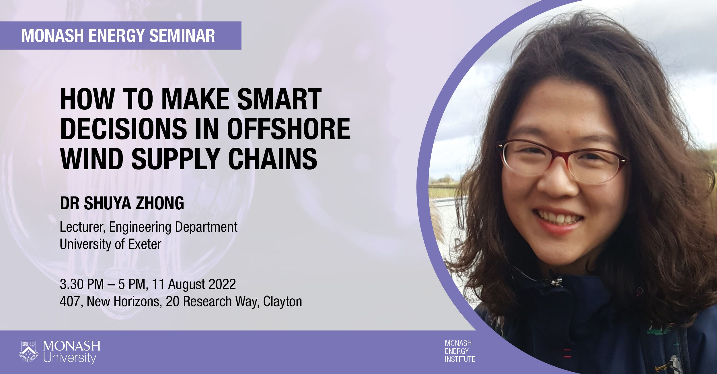 Seminar | How to make smart decisions in offshore wind supply chains