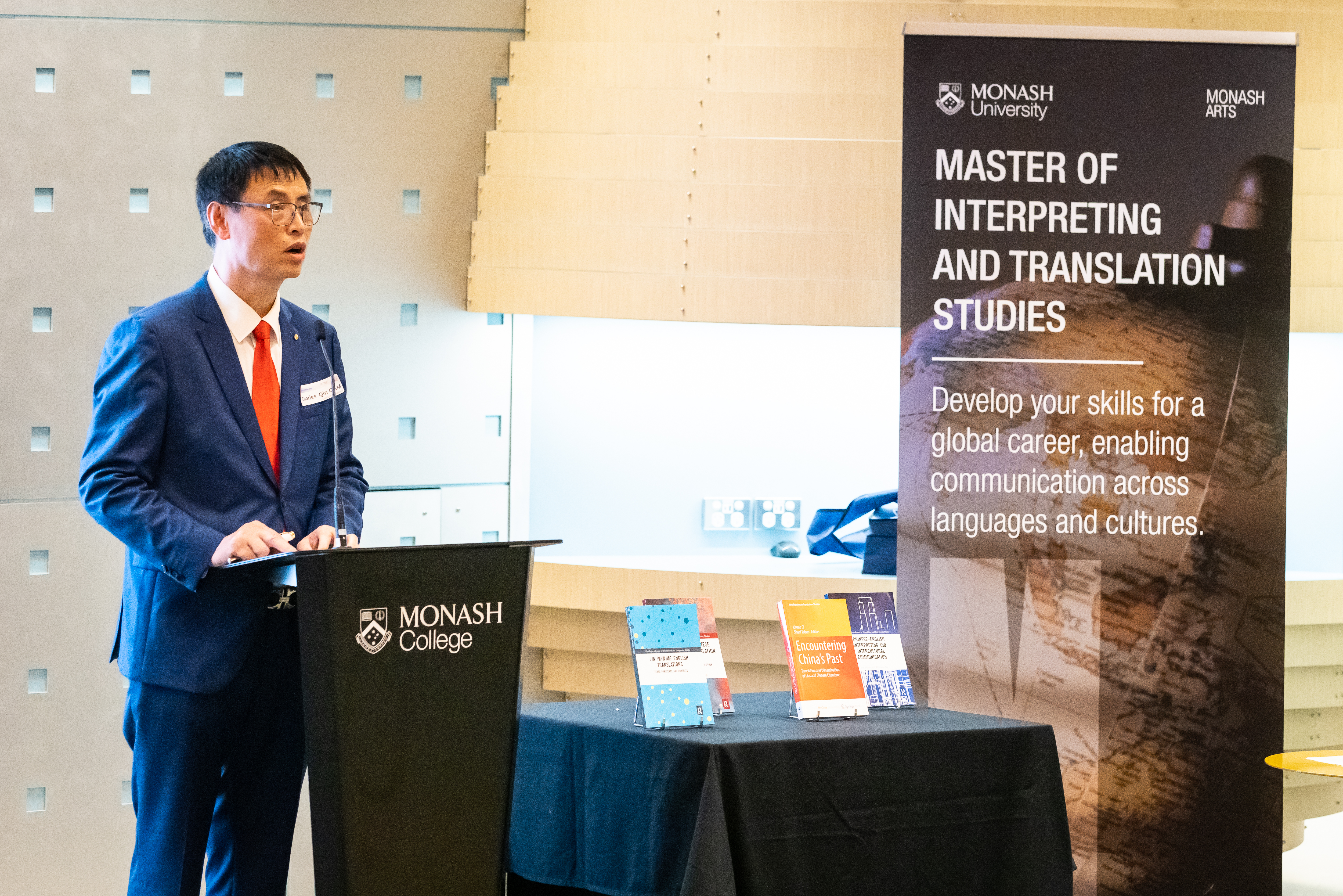 Charles Qin OAM, Managing Director of Chin Communications