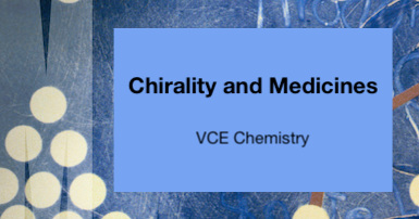 Chirality and Medicines Chirality and Medicines
