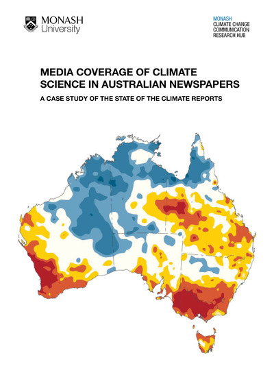 Media coverage of climate science in Australian newspapers: A case study of the State of the Climate reports
