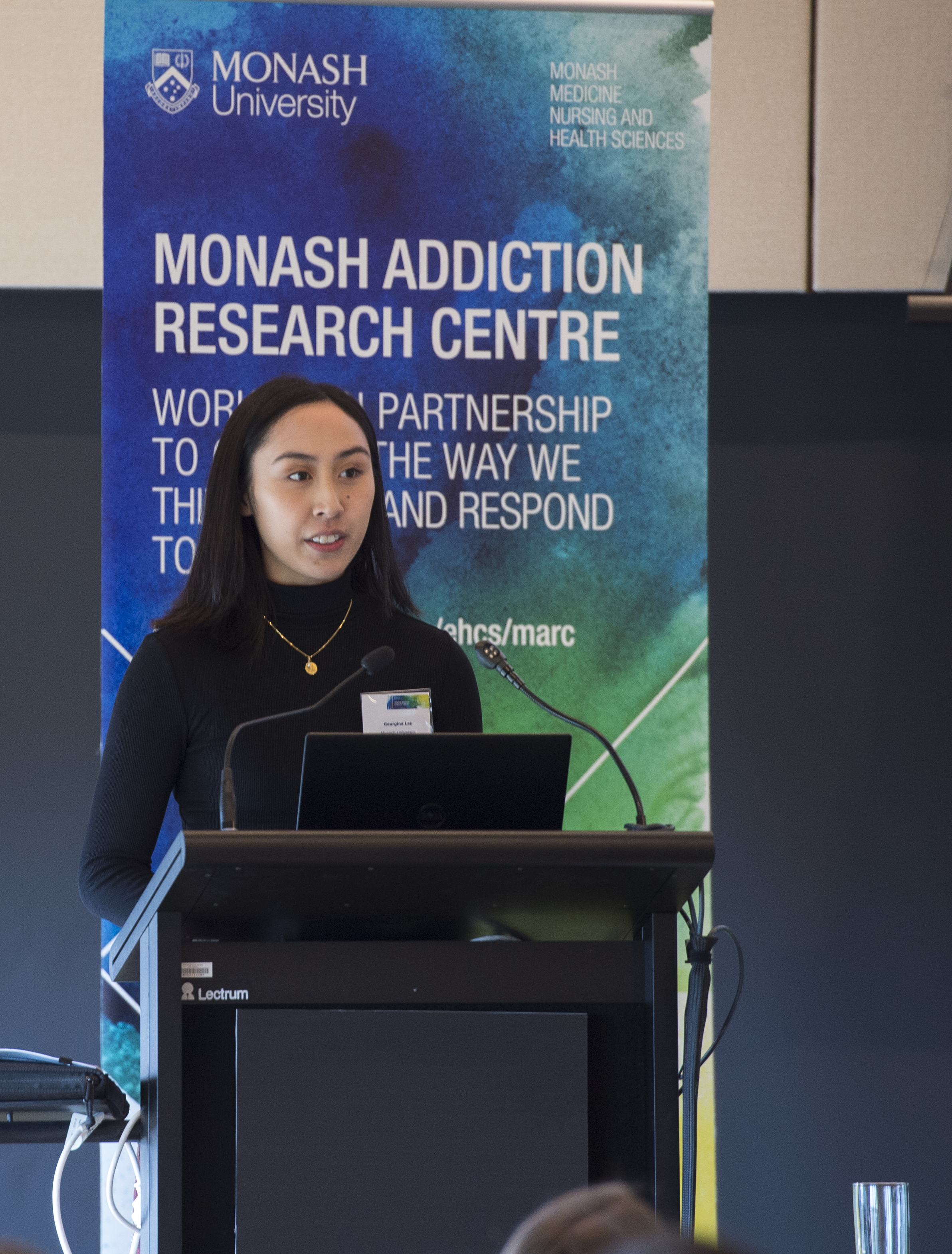 Georgina Lau presenting at the 2023 MARC Symposium Georgina Lau giving a presentation at the 2023 MARC Symposium