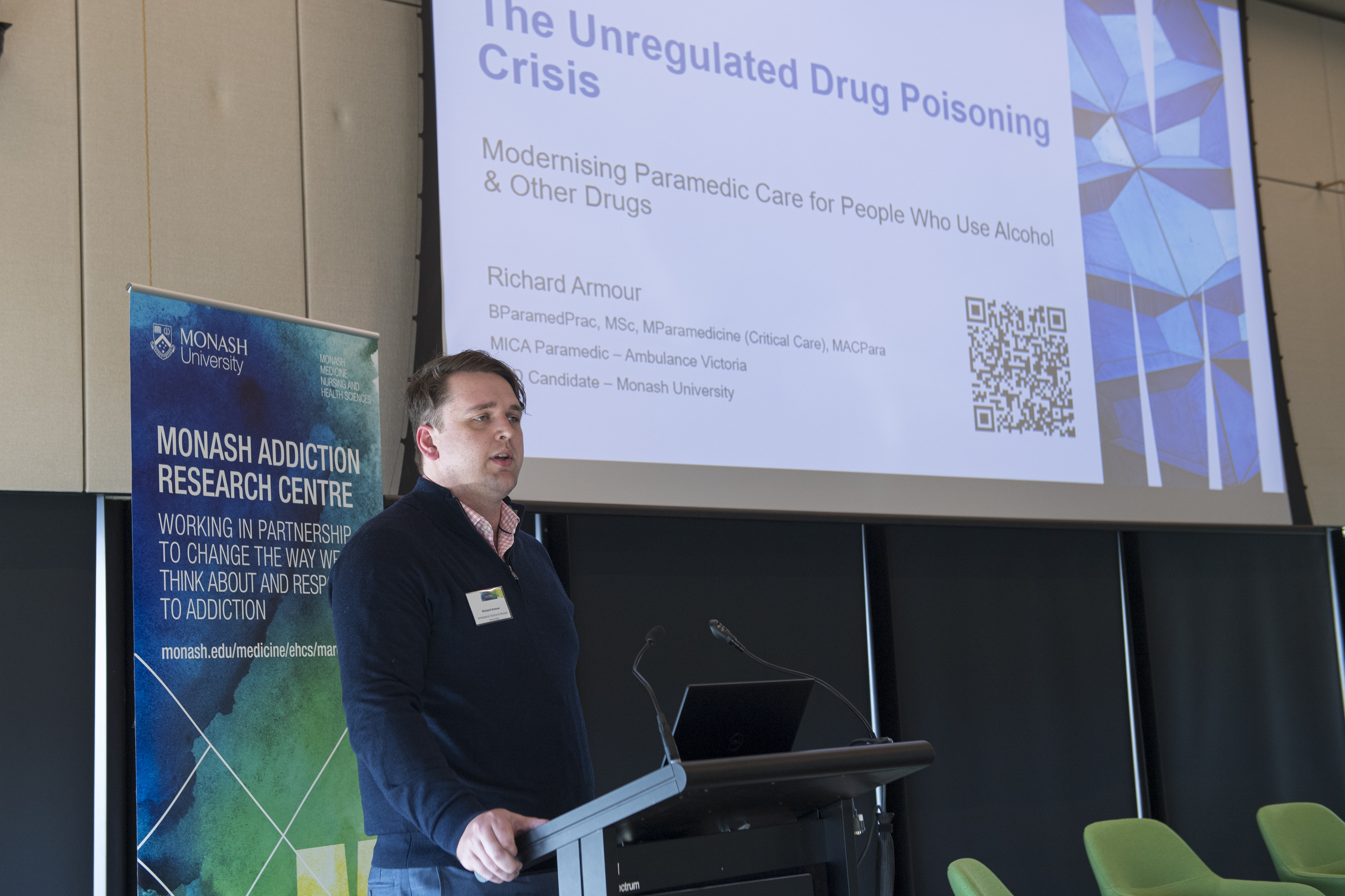 Richard Armour presenting at the 2023 MARC Symposium Richard Armour presenting at 2023 MARC Symposium