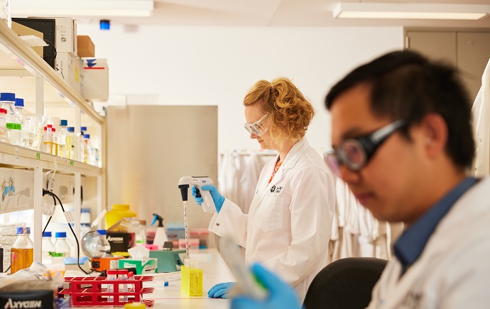 NDC researchers conducting experiments in the lab