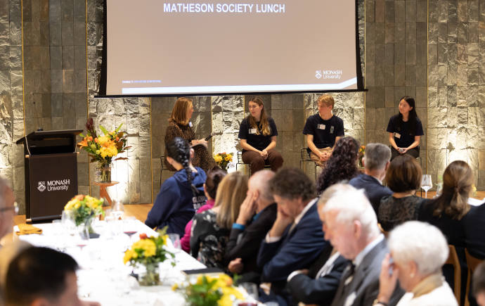 Guests at the Matheson Society Lunch