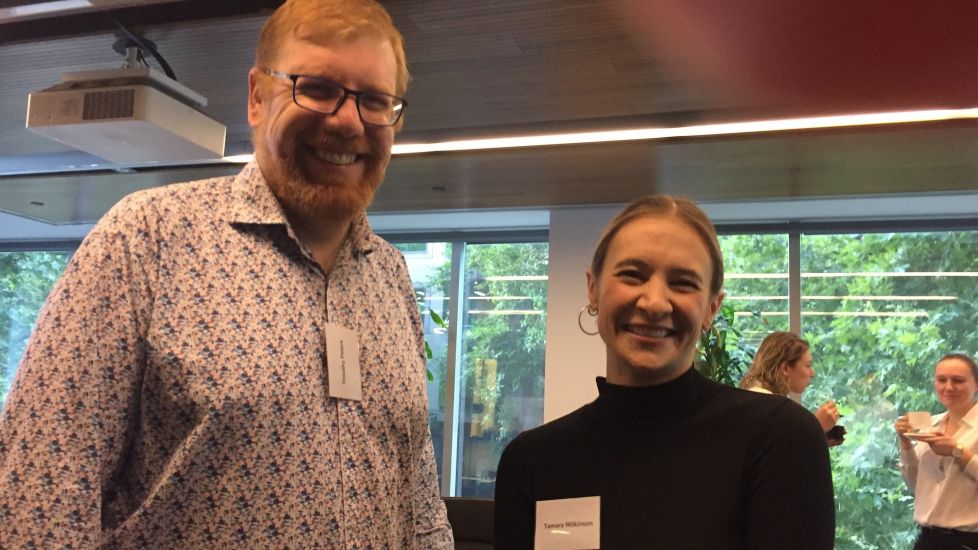 Timothy Peters & Tamara Wilkinson at the History of Business Law and Governance Workshop