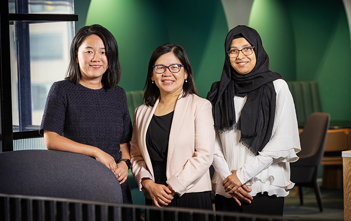 Nga Pham, Ummul Ruthbah and Bei Cui.