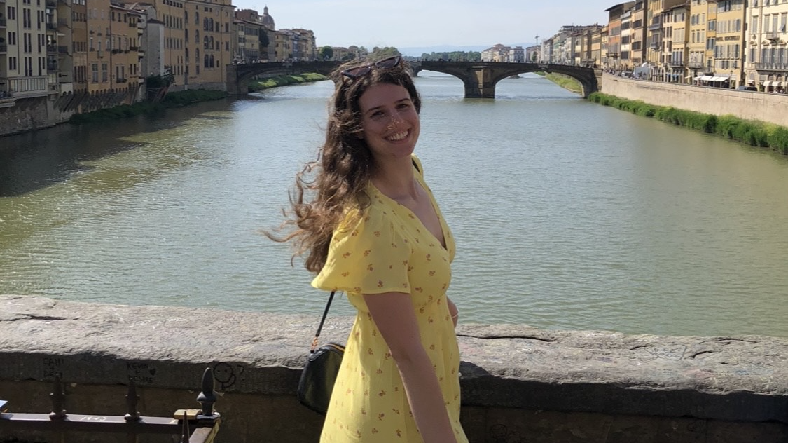Daniella Cosentino on exchange in Prato Italy
