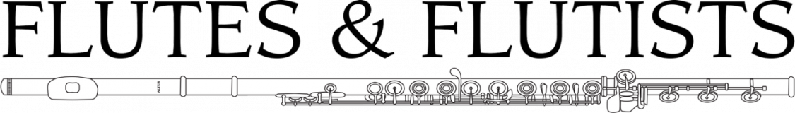 Flutes & Flutists Logo (Black)