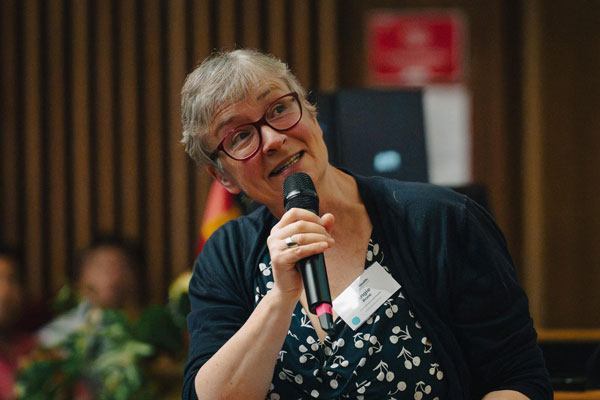 Professor Angie Bone at the Climate + Health Summit