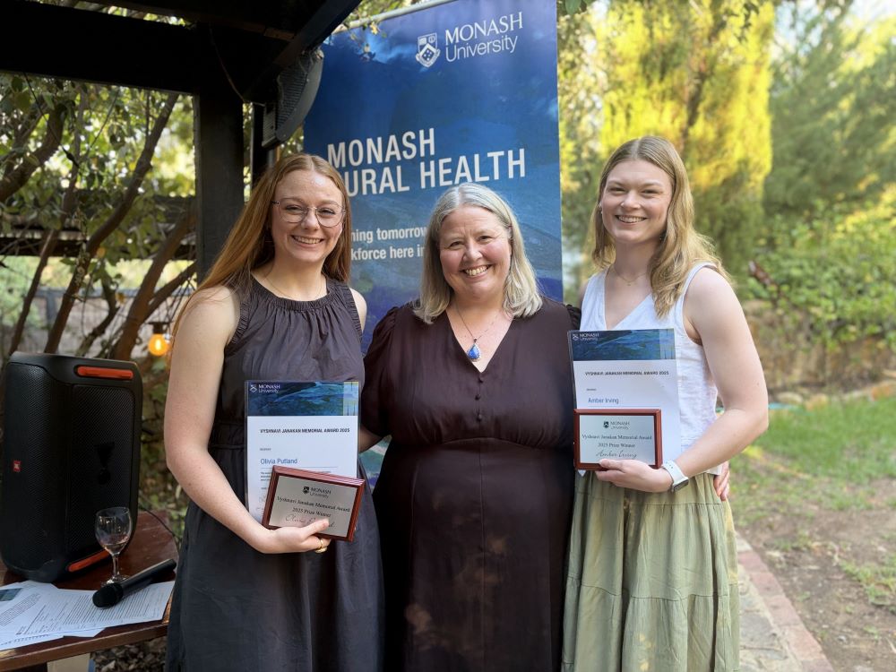 Dr Lisa Hall with Dr Olivia Putland and Dr Amber Irving