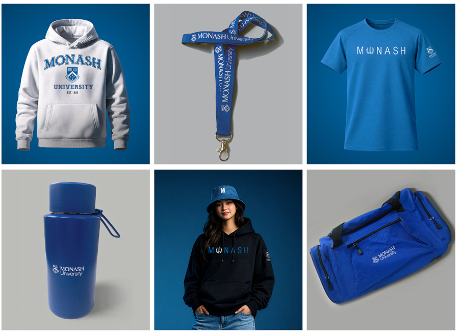 Monash apparel and merchandise