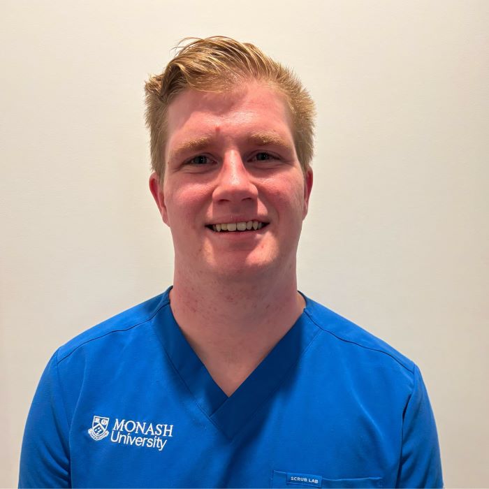 Monash medical student, Zack Scholz