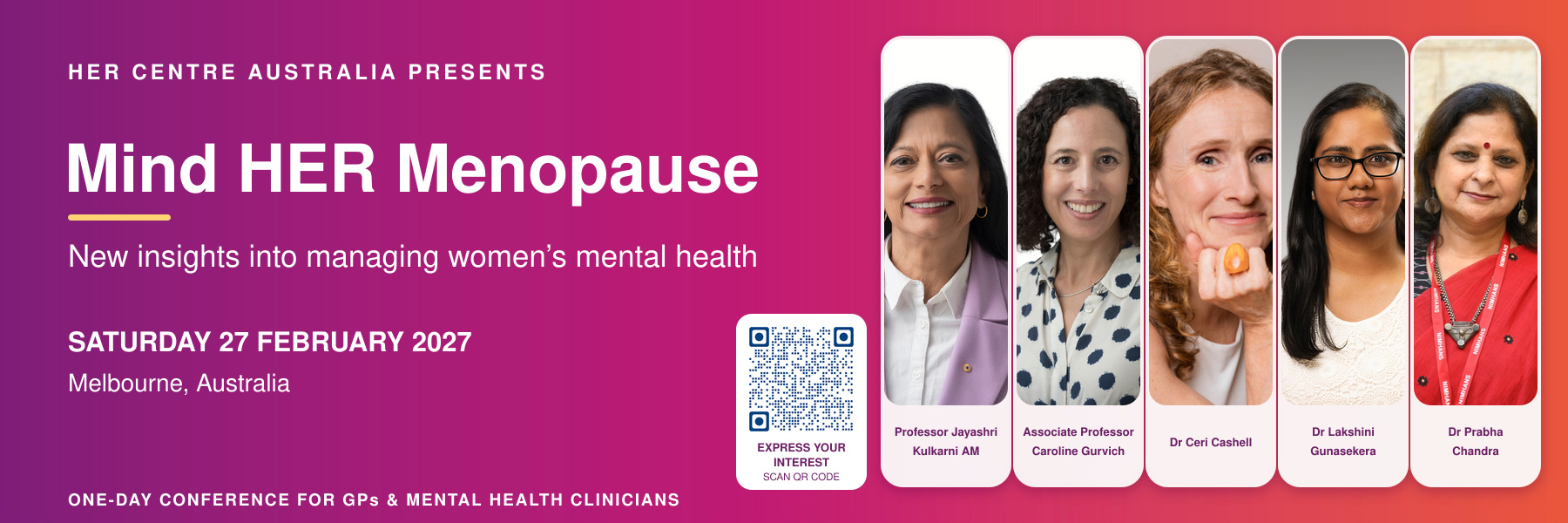 Mind HER menopause Banner