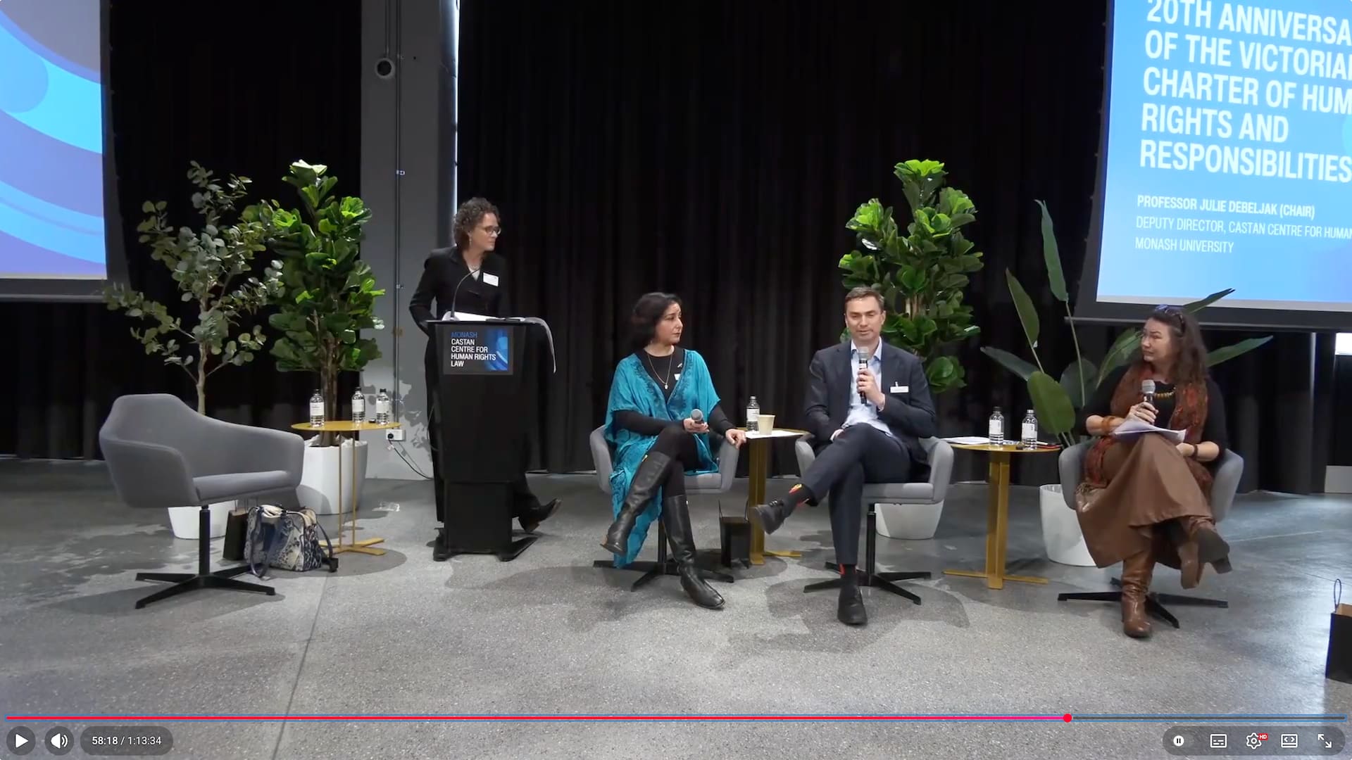 Watch the 20th Anniversary of the Victorian Charter of Human Rights and Responsibilities Panel