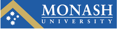 Monash logo history 1990s