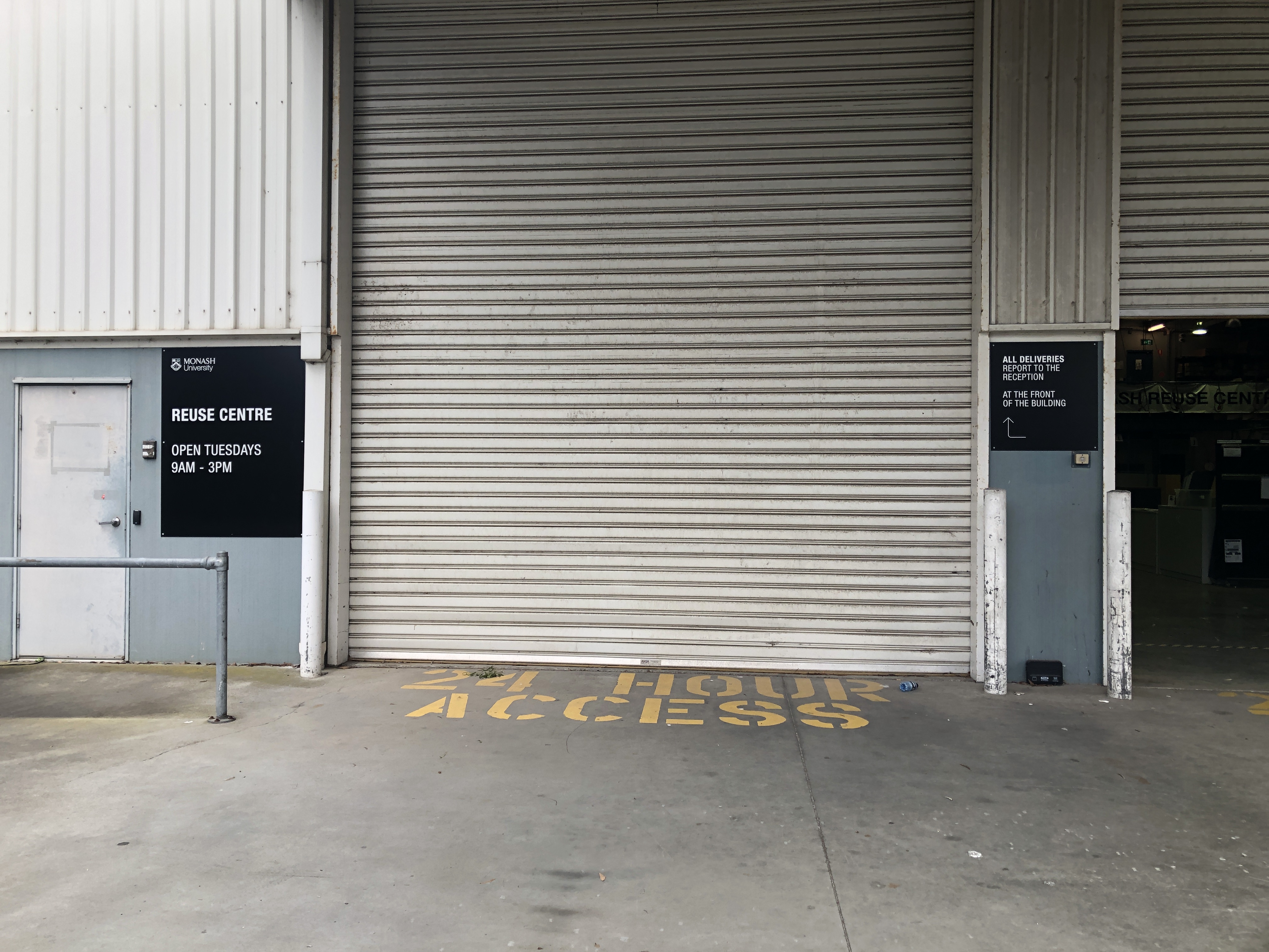 Outside of Monash Reuse Centre