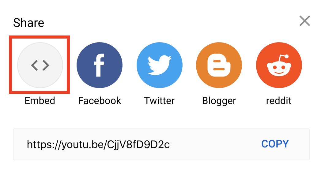 YouTube embed
