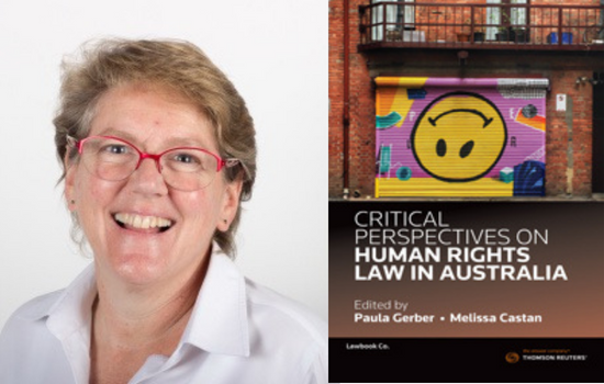 Cover of the book, next to a photo of Paula Gerber.