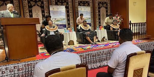 Ceremony at the Suva City Council VLR Inception Workshop