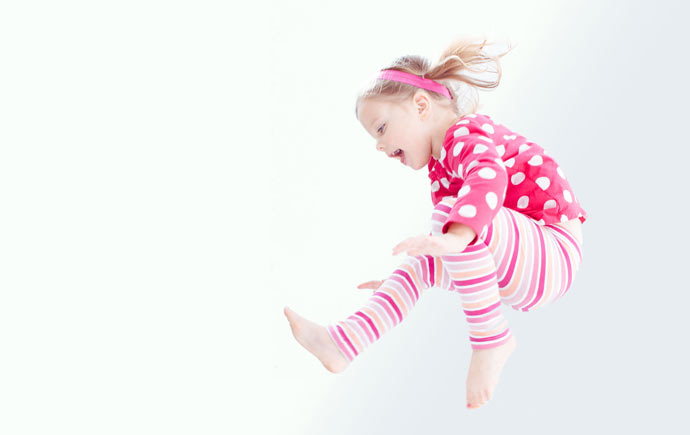 girl jumping