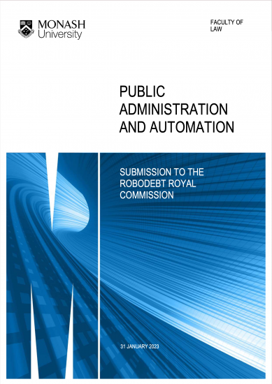 Cover of the Submission to the Robodebt Royal Commission