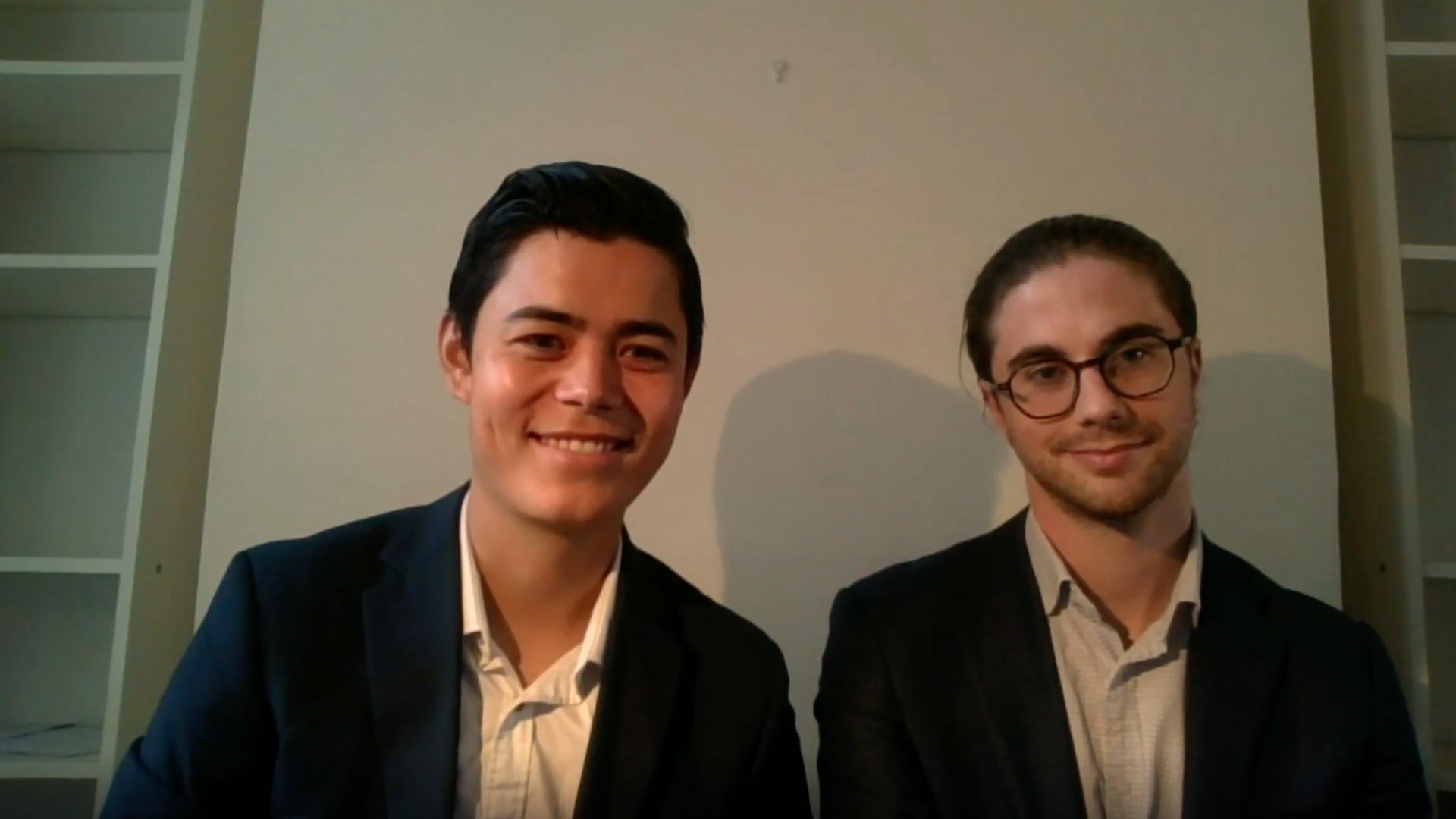 Monash Law Rhodes Scholars Nick Young and Harrison Jones