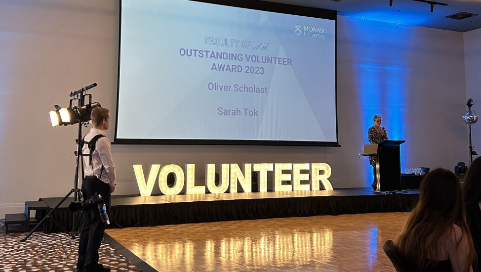 Morag Milne announces Law Faculty&rsquo;s 2023 recipients of the Monash University Student Volunteer Awards