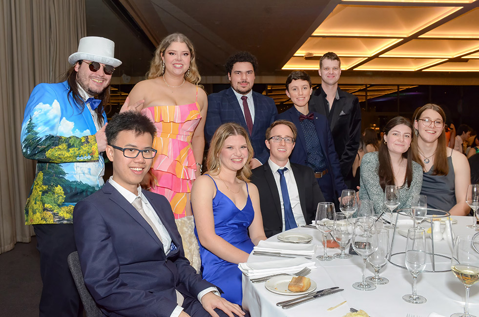 SPA students at the Science Postgrad Ball 2023