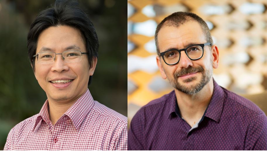 L-R: Associate Professor Lan Nguyen and Dr Thierry Jardé have been awarded National Breast Cancer Foundation funding totalling $1.5M for their research projects.