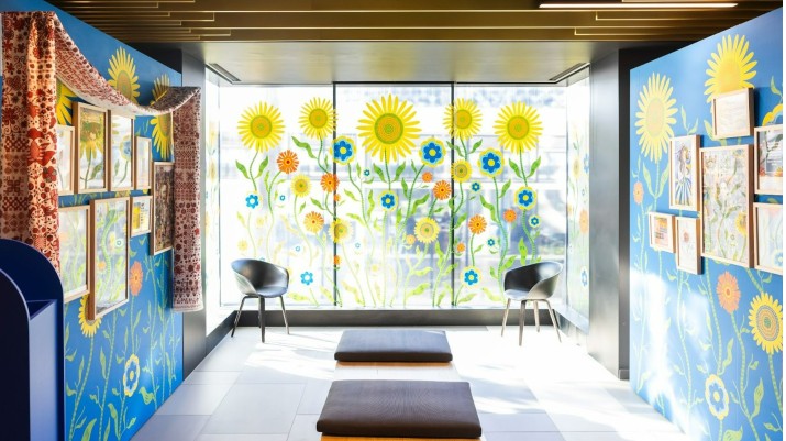 An image of the Hoping Against Hope exhibition space.