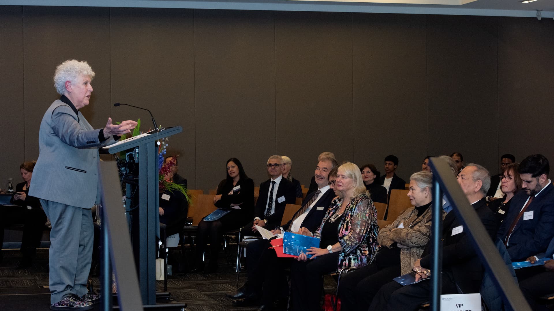Dr Kristine Hanscombe KC at the Monash Law Postgraduate Prize Ceremony 2024
