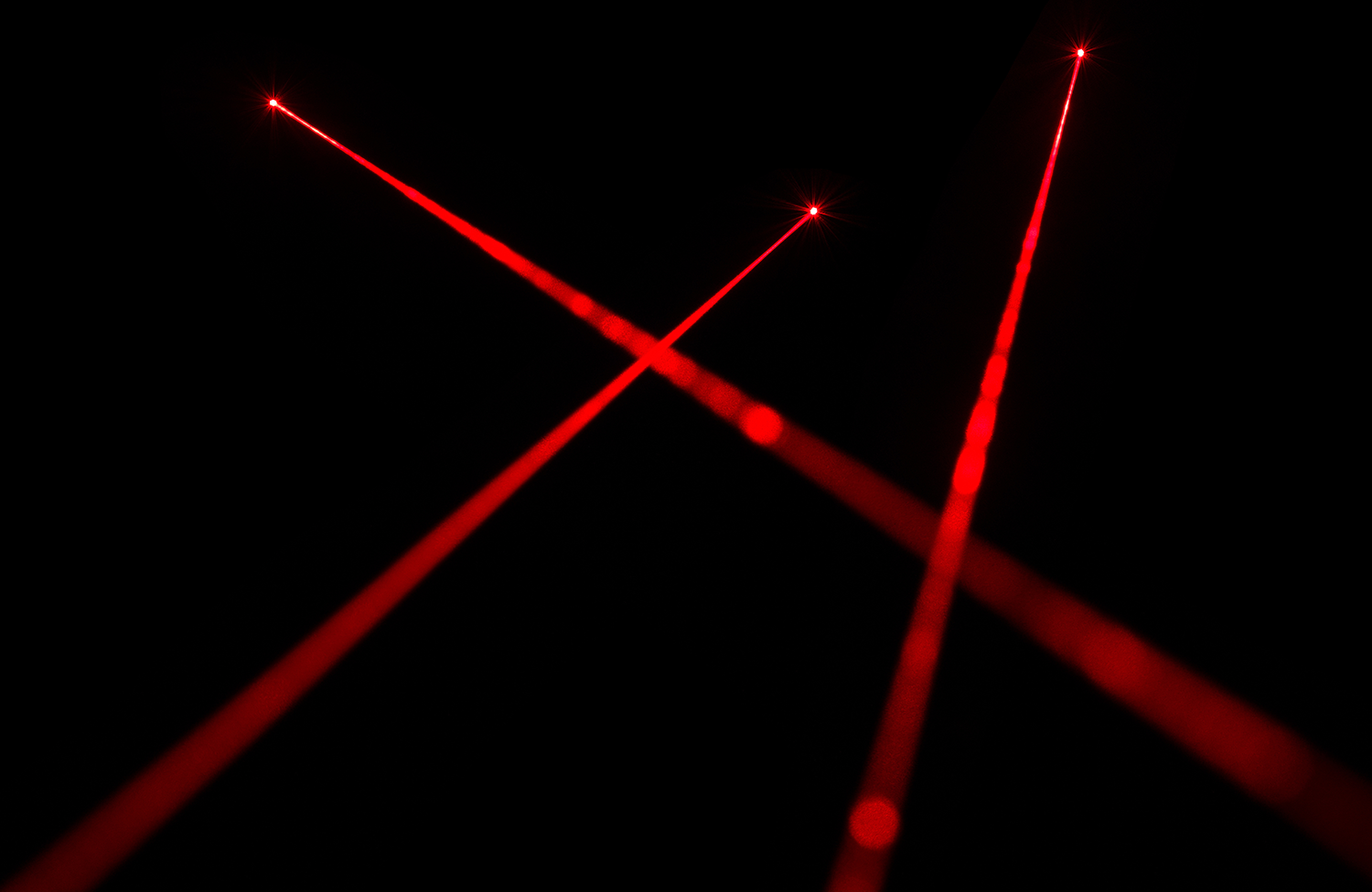 Flashing lasers