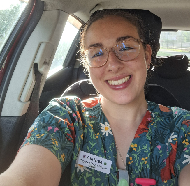 Aletha, Nursing Midwifery graduate