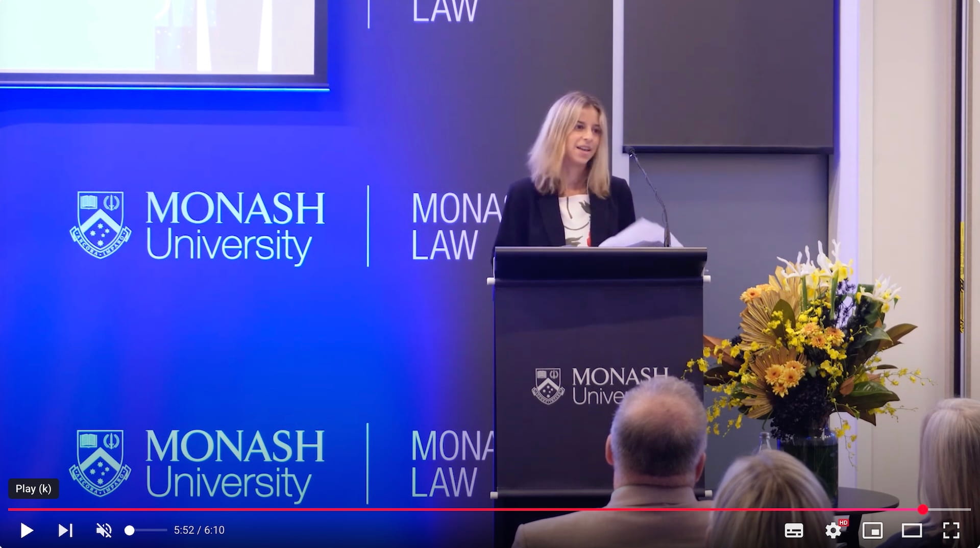 Watch Maya Ranganathan&rsquo;s acceptance speech for Best Bachelor of Laws (Honours) Student.