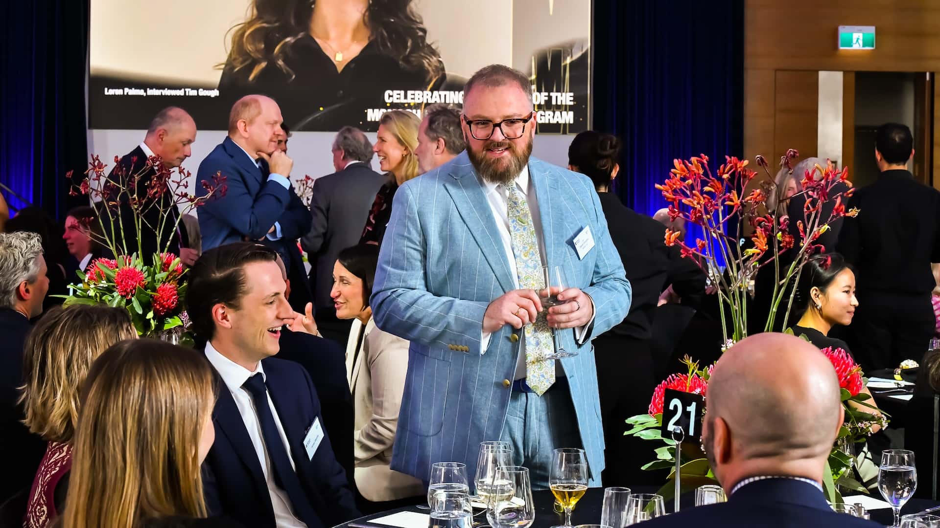 Professor Steven Vaughan, Law Dean at the 2025 Monash Law Gala Dinner.